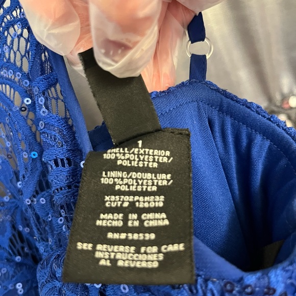 WINDSOR Royal Blue Dress Size 1 - Picture 8 of 8